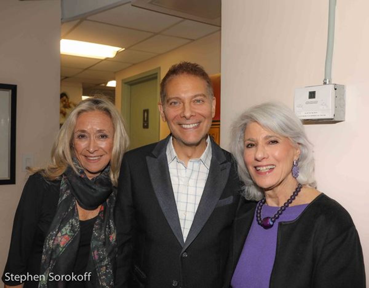 Eda Sorokoff, Michael Feinstein, Jamie deRoy at 