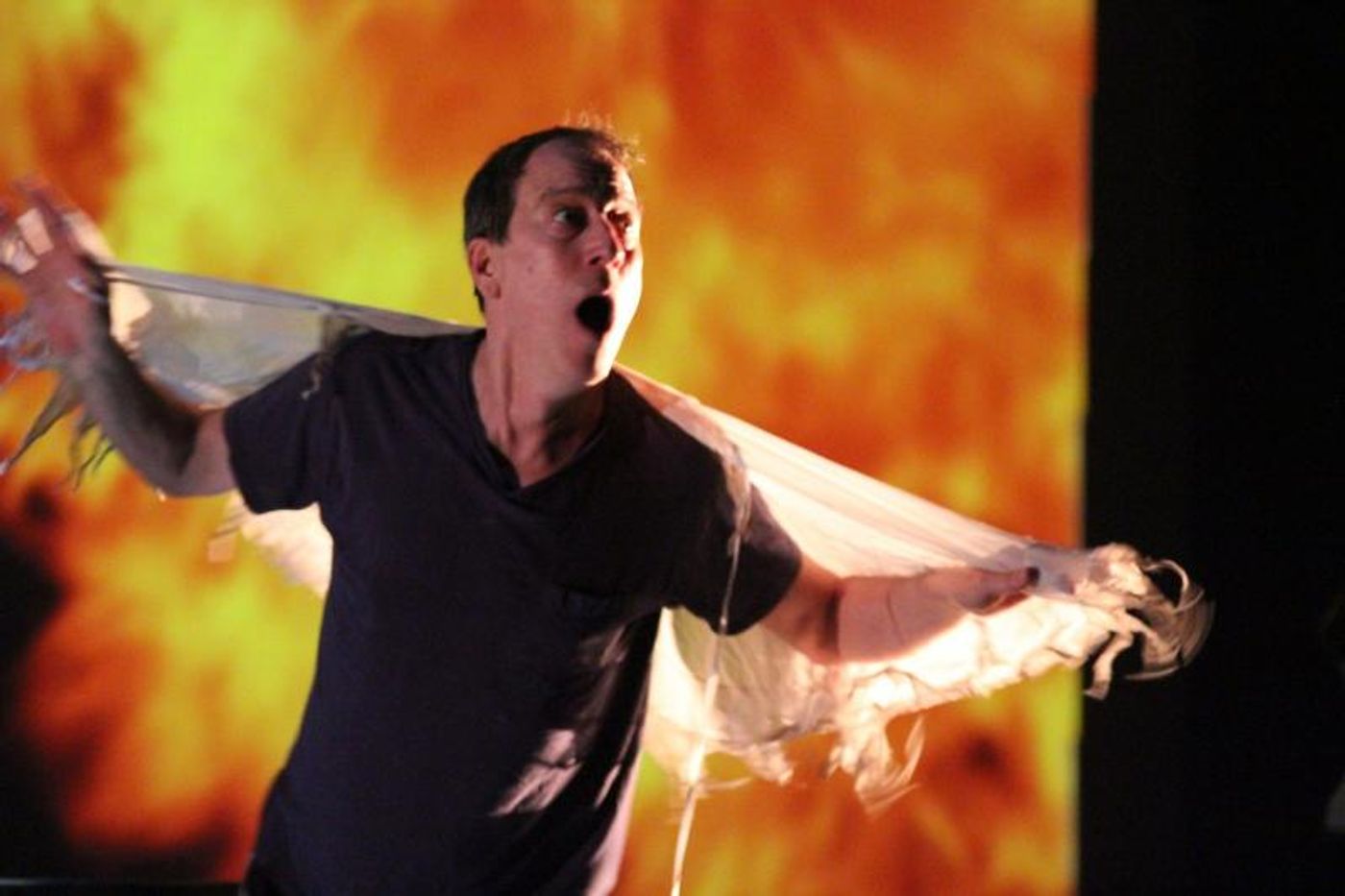 Review: In BLACKTOP HIGHWAY, Performance Artist John Fleck Muses on Simulacra, Animals (Live and Dead), and Trump Review: In BLACKTOP HIGHWAY, Performance Artist John Fleck Muses on Simulacra, Animals (Live and Dead), and Trump Image