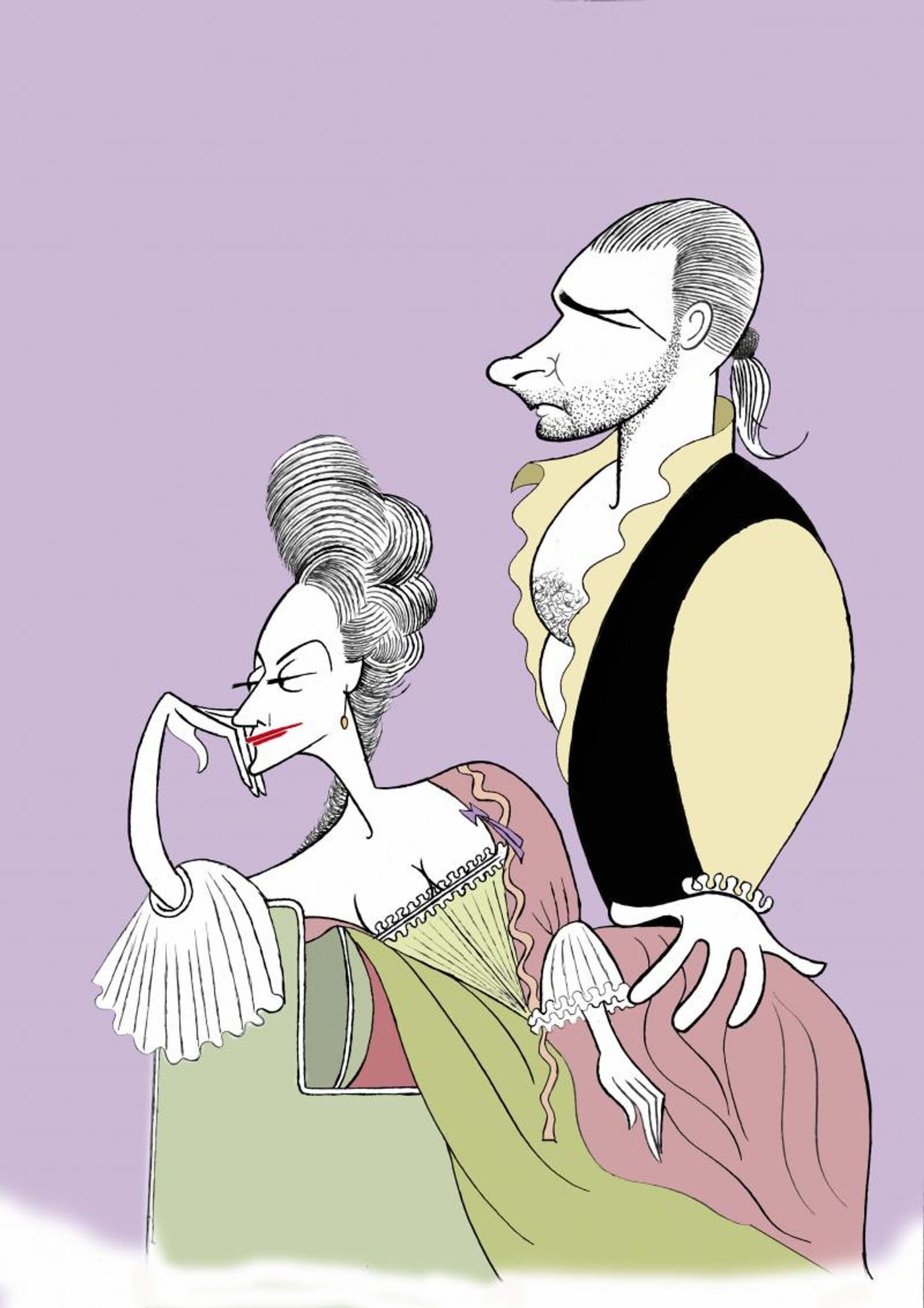 BWW Exclusive: Ken Fallin Draws the Stage - LES LIAISONS DANGEREUSES  Image