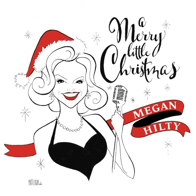 First Look - Official Artwork & Tracklist for Megan Hilty's 'A Merry Little Christmas'  Image