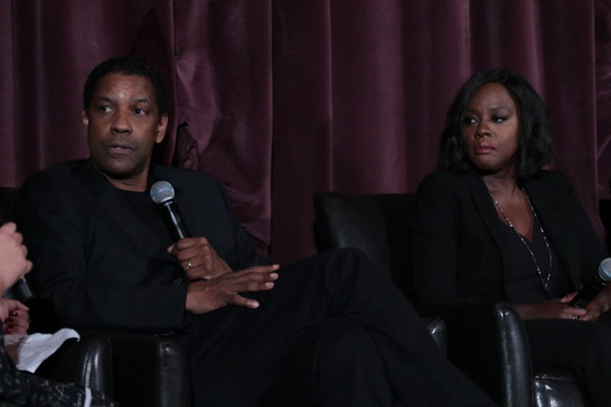 Denzel Washington and Viola Davis  at 