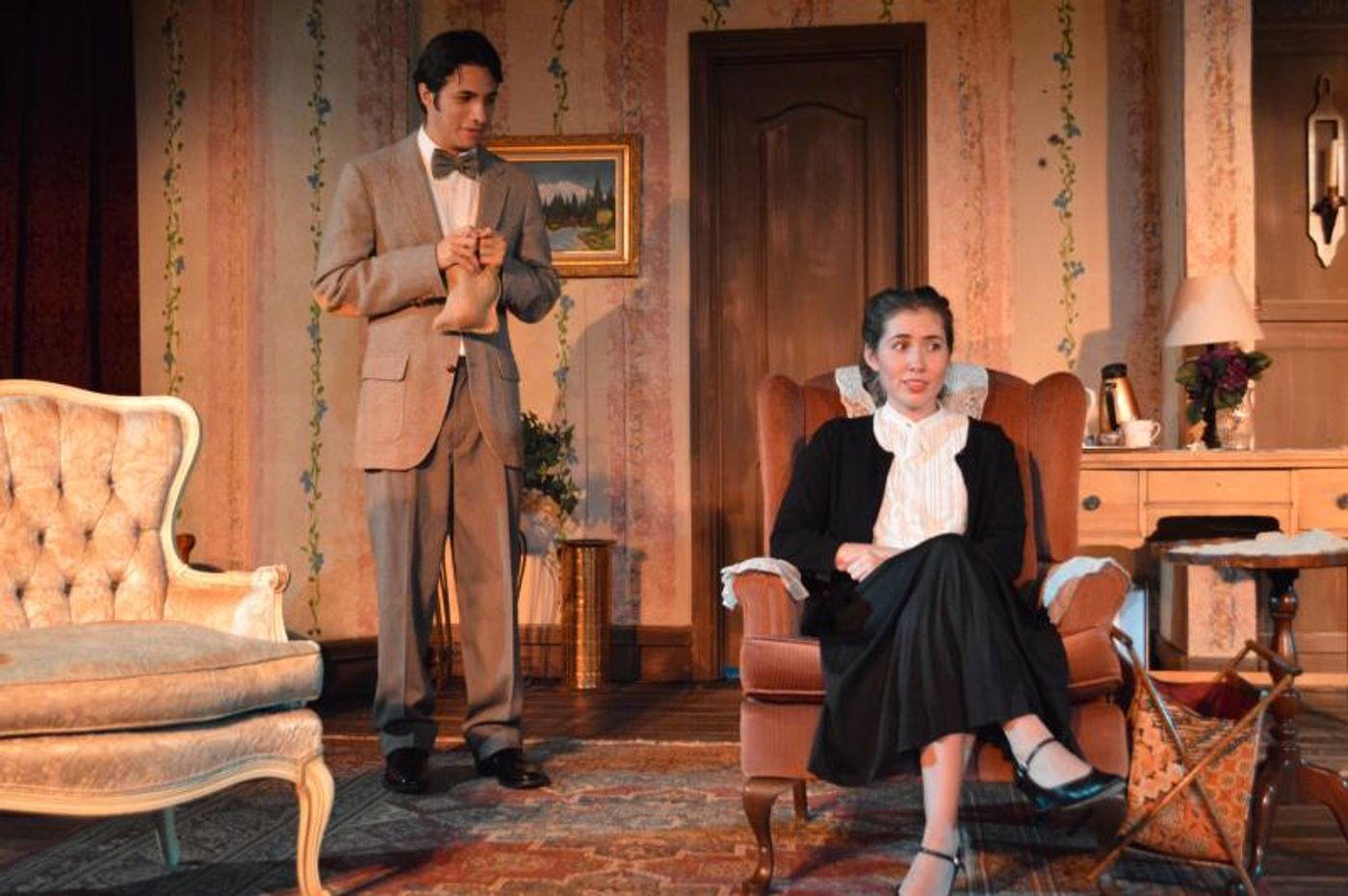 Review: Lots of Fun with Miss Marple in Desert Theatreworks' Mystery Drawing Room Comedy  Image