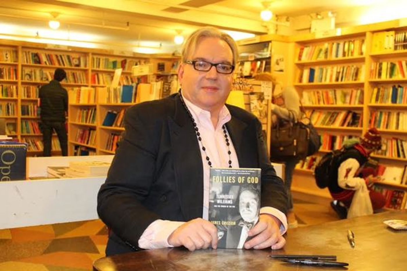 Photo Flash: James Grissom and Joana Gleason at The Drama Book Shop  Image