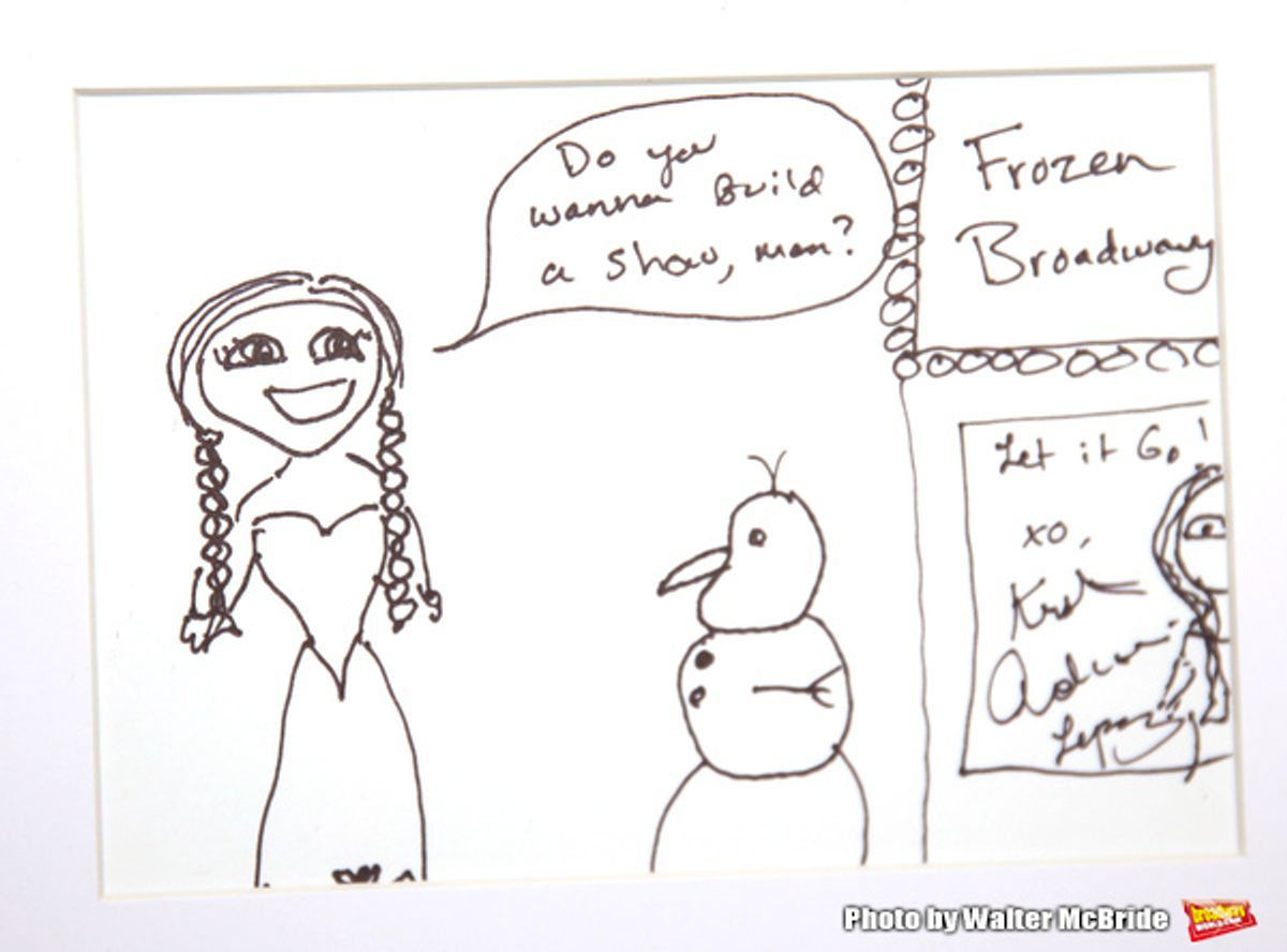 Kristen Anderson-Lopez sketch at 