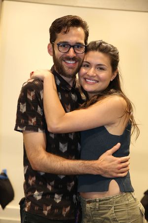 Adam Chanler-Berat and Phillipa Soo  Photo
