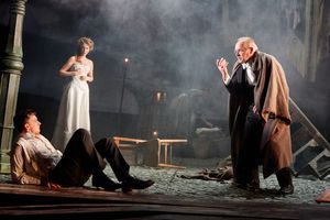 Hamish Riddle, Carmela Corbett and Clive Francis Photo
