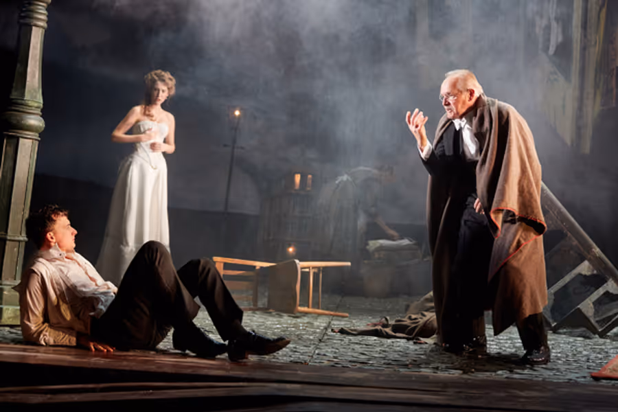 Photo Flash: First Look at Clive Francis, Barbara Marten and Liam Brennan in AN INSPECTOR CALLS in the West End Image