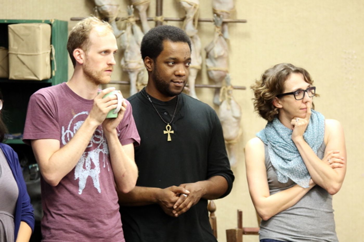 Photo Flash: In Rehearsal with David de Vries and More for A CHRISTMAS CAROL at Alliance Theatre  Image