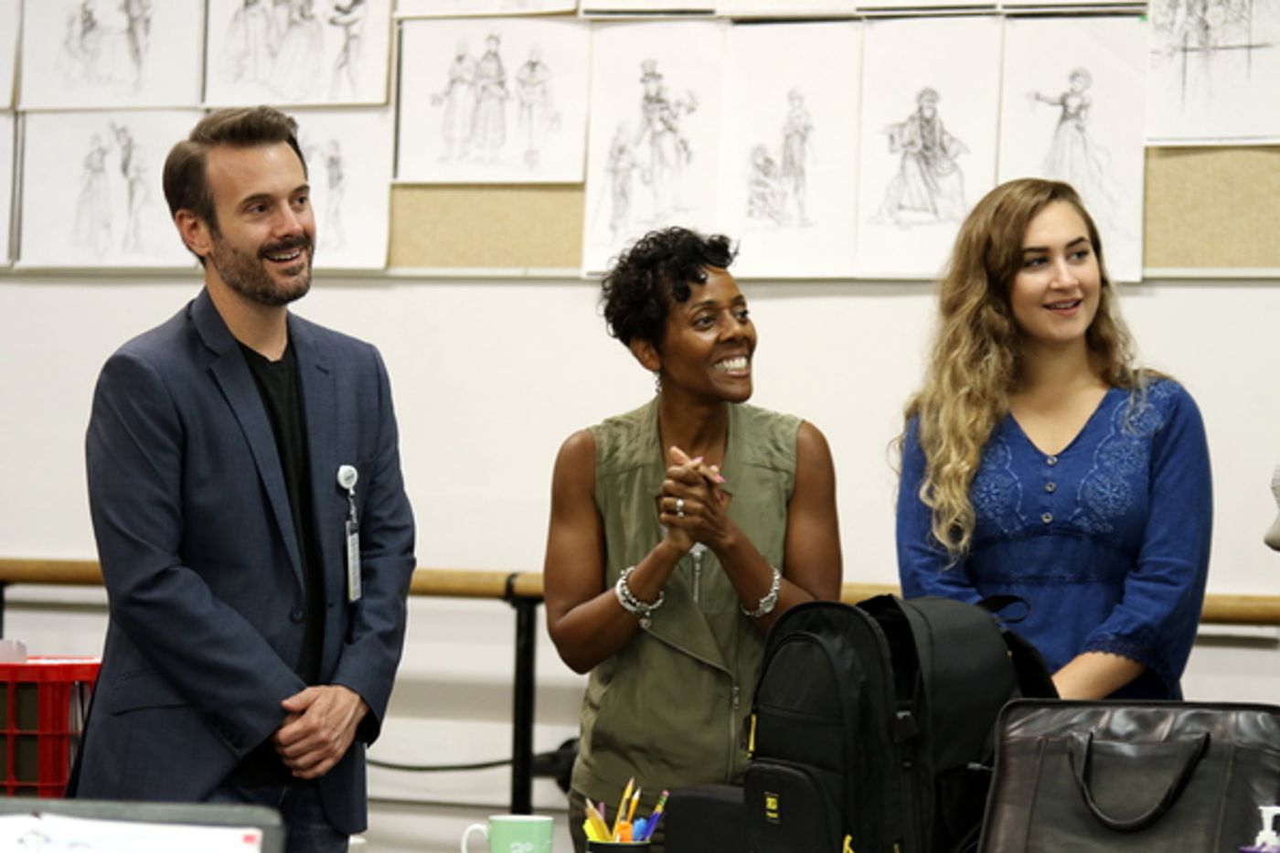 Photo Flash: In Rehearsal with David de Vries and More for A CHRISTMAS CAROL at Alliance Theatre  Image