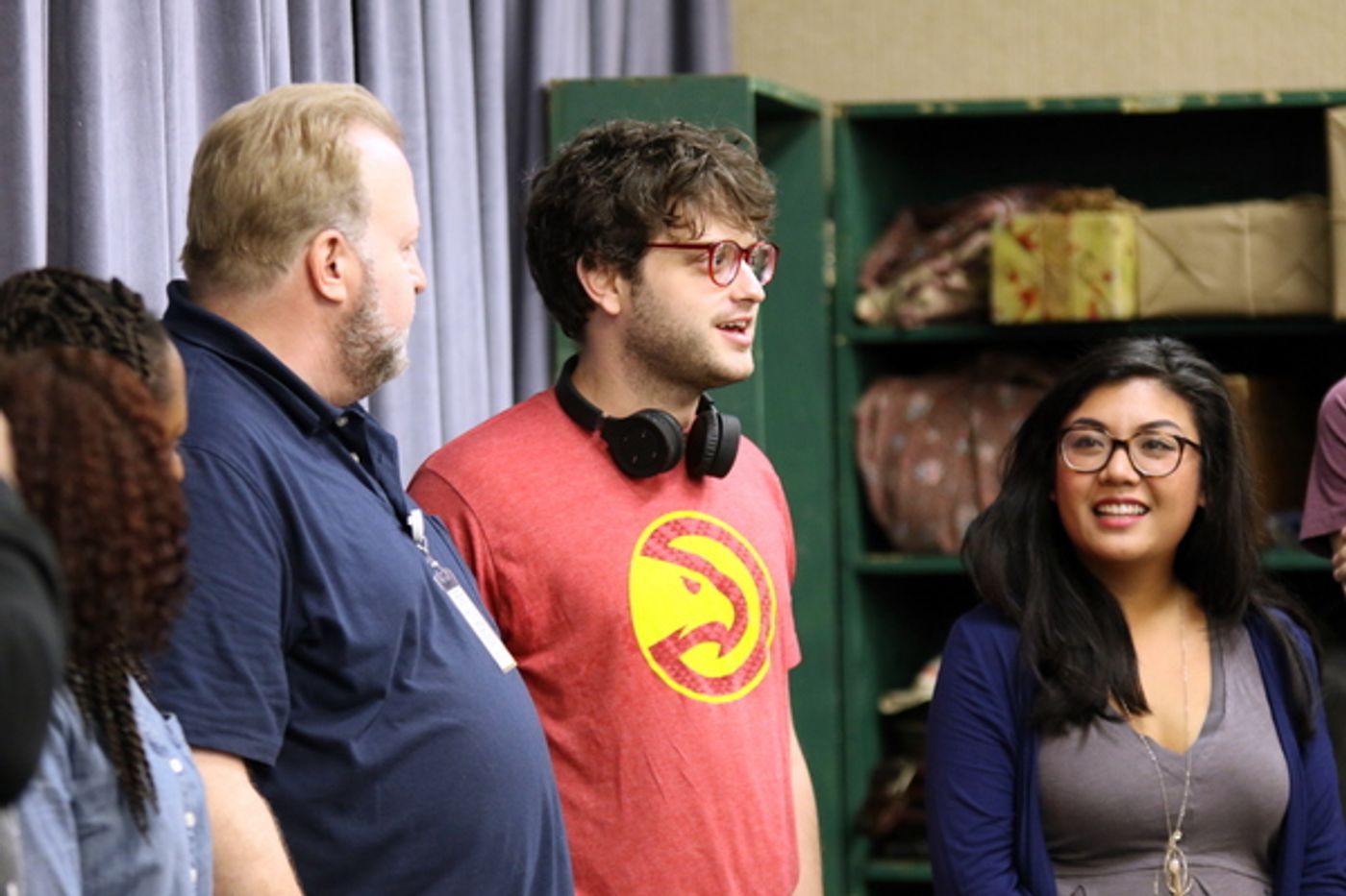 Photo Flash: In Rehearsal with David de Vries and More for A CHRISTMAS CAROL at Alliance Theatre  Image