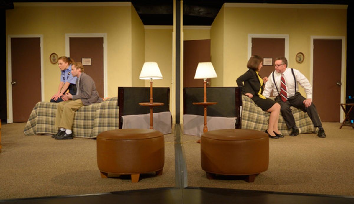  Susan Slotoroff as Billie Dwyer, Will Hardyman as Eric Sheridan, Julie Robles as Karen Brown, Mike Bolan as Agent Frank at 