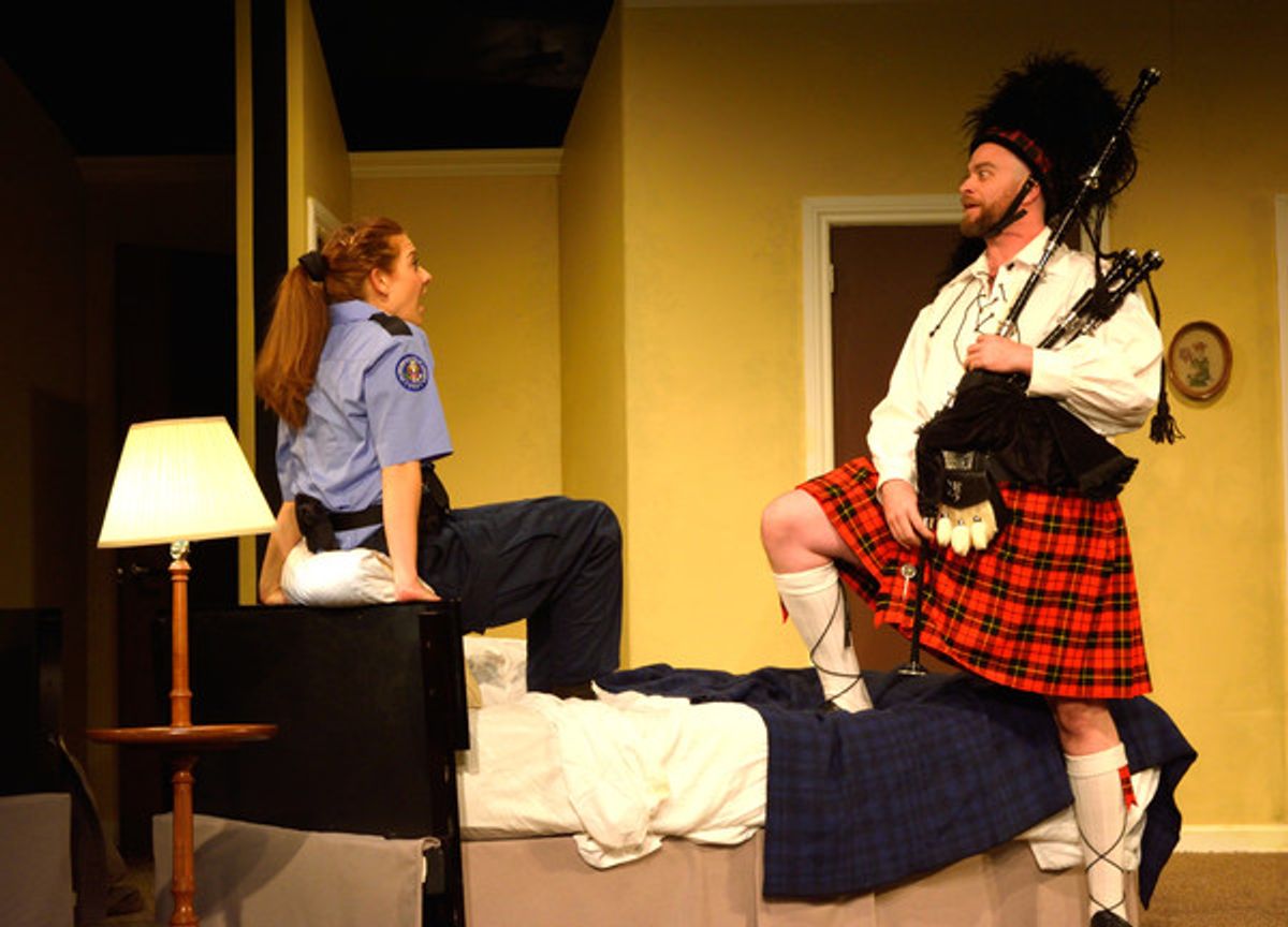 Susan Slotoroff as Billie Dwyer, John-Patrick Driscoll as Todd at 