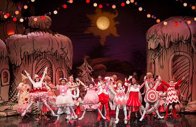 The cast of Dr. Seussâ€™ How the Grinch Stole Christmas!, directed by James VÃ® Photo