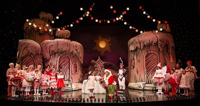 The cast of Dr. Seussâ€™ How the Grinch Stole Christmas!, directed by James VÃ® Photo