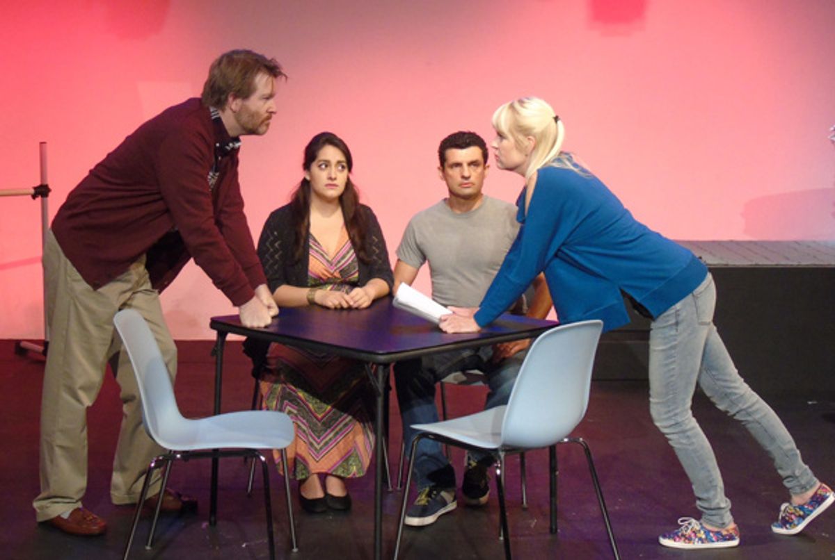 Brian Graves, Laura Gudino, Peter Nikkos, Meg Wallace at 