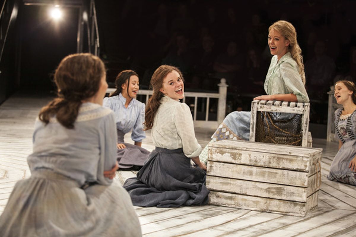 Skye Mattox, Jessica Wu, Bridget Riley, Kate Rockwell and Betsy Morgan at 