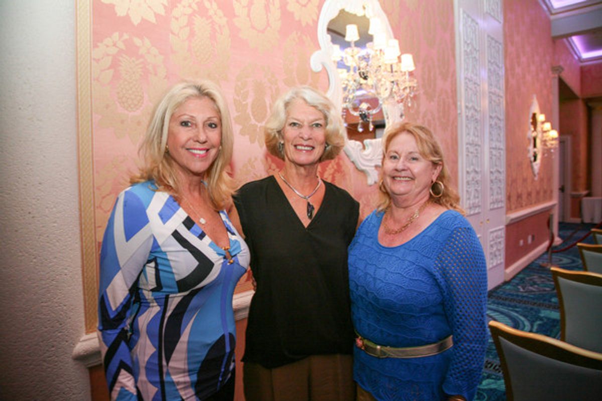 Maureen Conte, Donna Plasket, Lesley Hogan at 