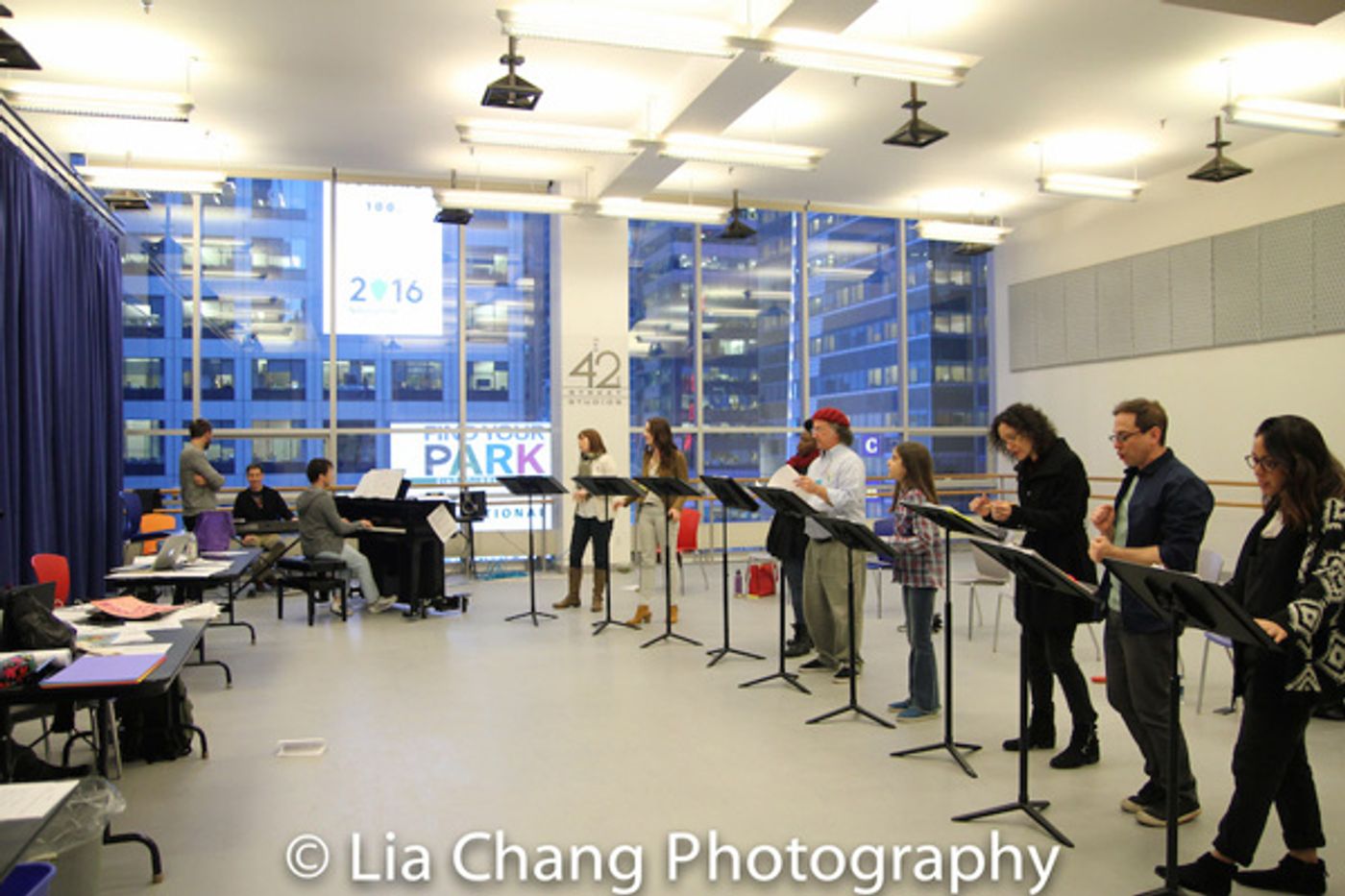Photo Flash: In Rehearsal with Mark Linn-Baker, Barbara Walsh, Garth Kravits and More for New Victory LabWorks' Reading of Andrew Gerle's THE GREAT BLUENESS Photo Flash: In Rehearsal with Mark Linn-Baker, Barbara Walsh, Garth Kravits and More for New Victory LabWorks' Reading of Andrew Gerle's THE GREAT BLUENESS Image