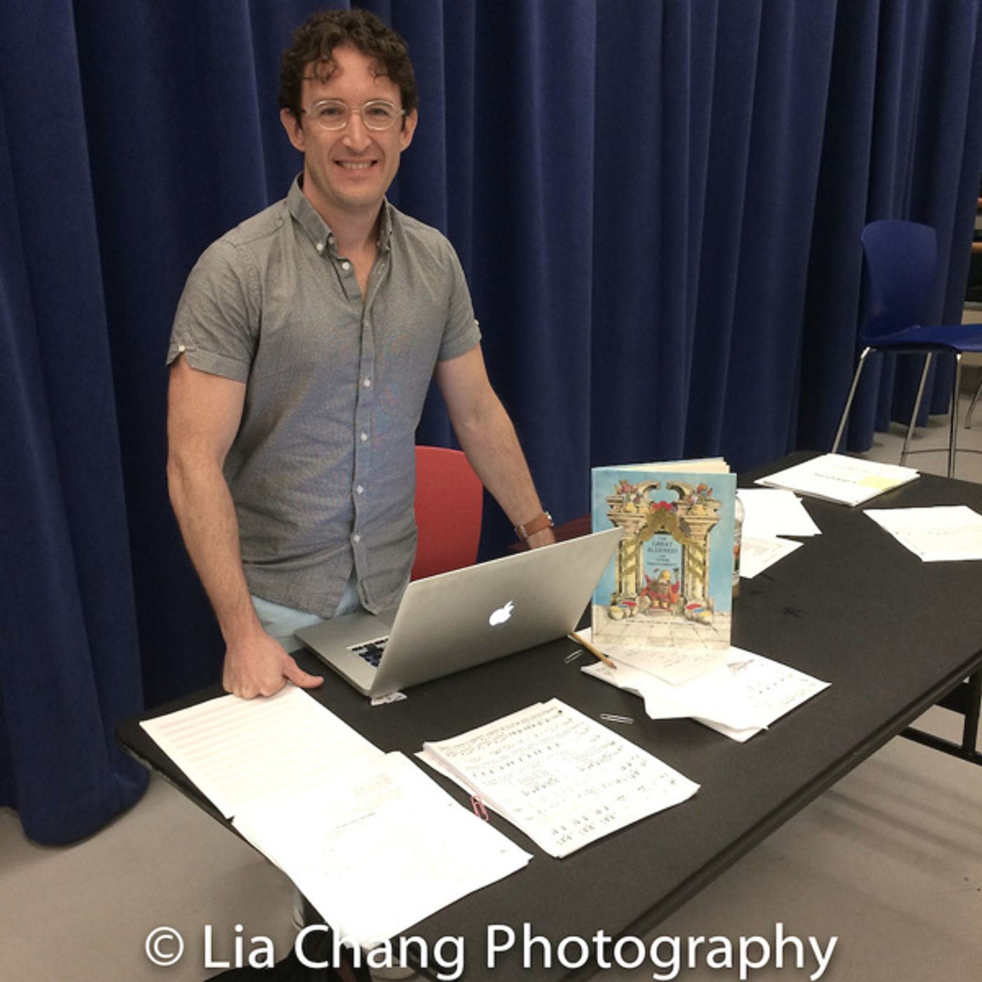 Photo Flash: In Rehearsal with Mark Linn-Baker, Barbara Walsh, Garth Kravits and More for New Victory LabWorks' Reading of Andrew Gerle's THE GREAT BLUENESS   Image