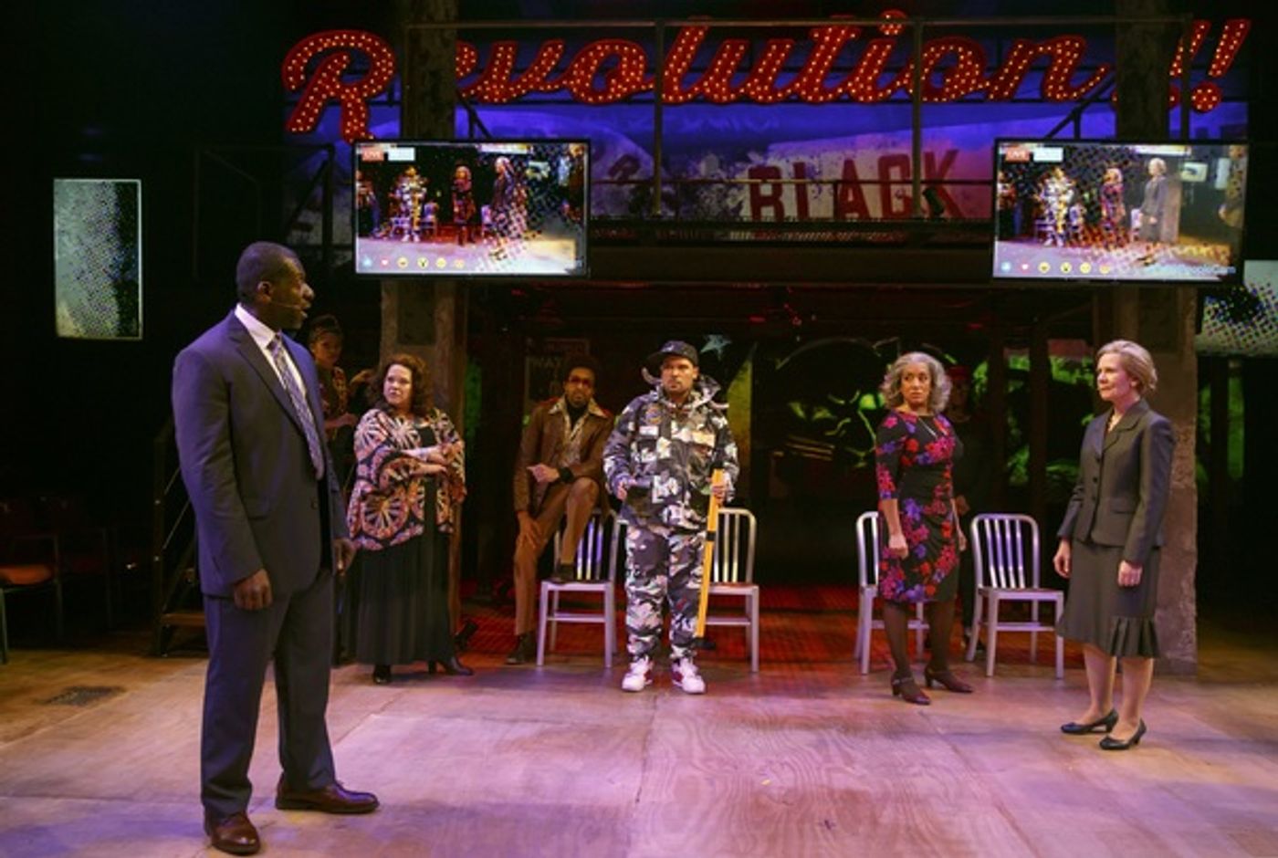 Photo Flash: First Look - UNIVERSES' PARTY PEOPLE Takes Politics to a New Level at The Public Theater  Image