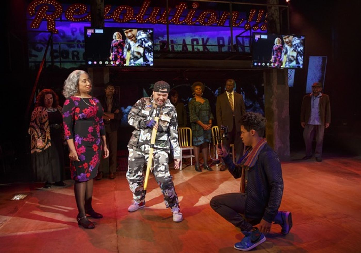 Photo Flash: First Look - UNIVERSES' PARTY PEOPLE Takes Politics to a New Level at The Public Theater  Image