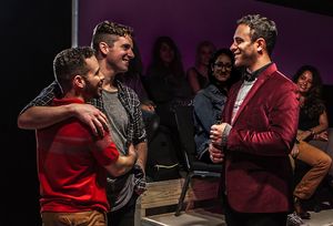 Robin De Jesus, Michael Urie, Aaron Costa Ganis Photo