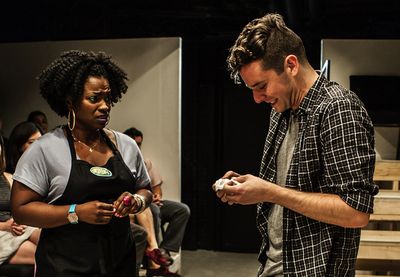 Stacey Sargeant, Michael Urie Photo