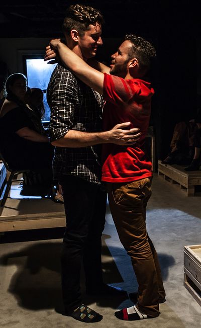 Michael Urie, Robin De Jesus Photo