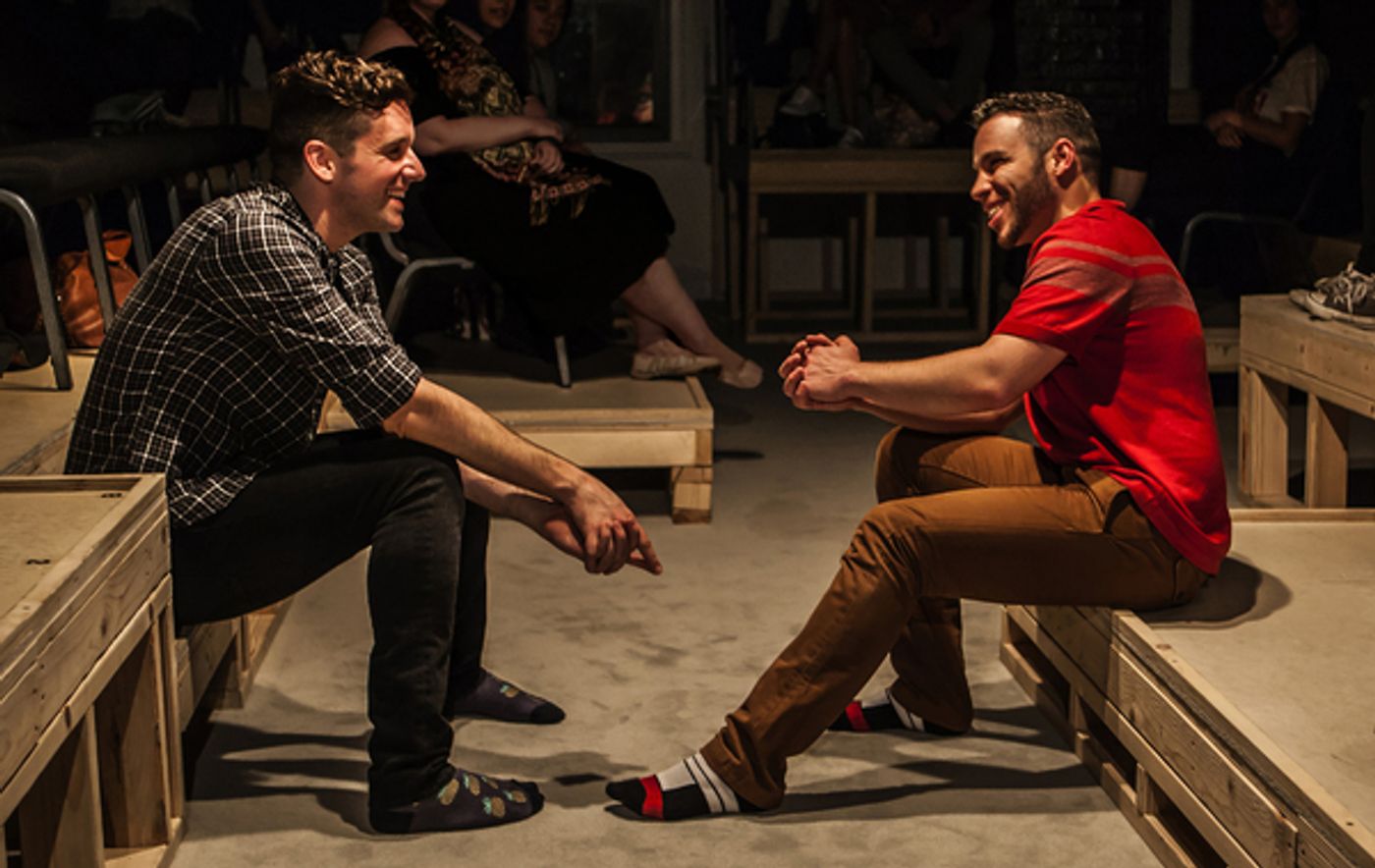 Photo Flash: First Look at Robin De Jesus and Michael Urie in HOMOS, OR EVERYONE IN AMERICA, Now Extended Off-Broadway!  Image