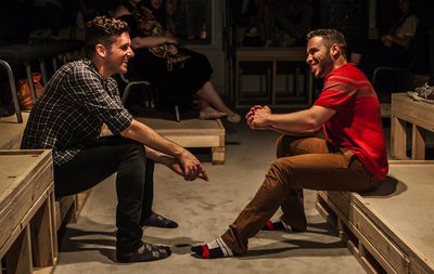Michael Urie, Robin De Jesus Photo