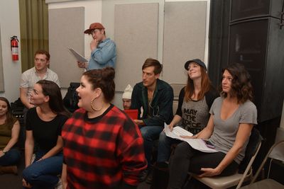 Ethan Slater, Jennifer Damiano, Max Sangerman, Ryann Redmond, Bryce Ryness, Julia Mur Photo