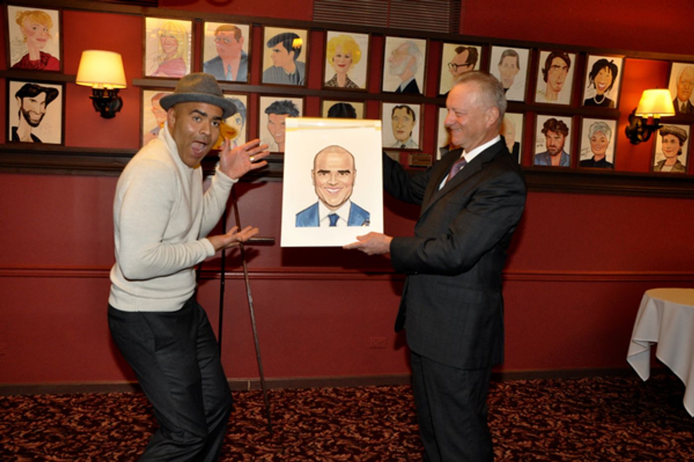 Photo Coverage: Christopher Jackson Celebrates New Sardi's Caricature  Image