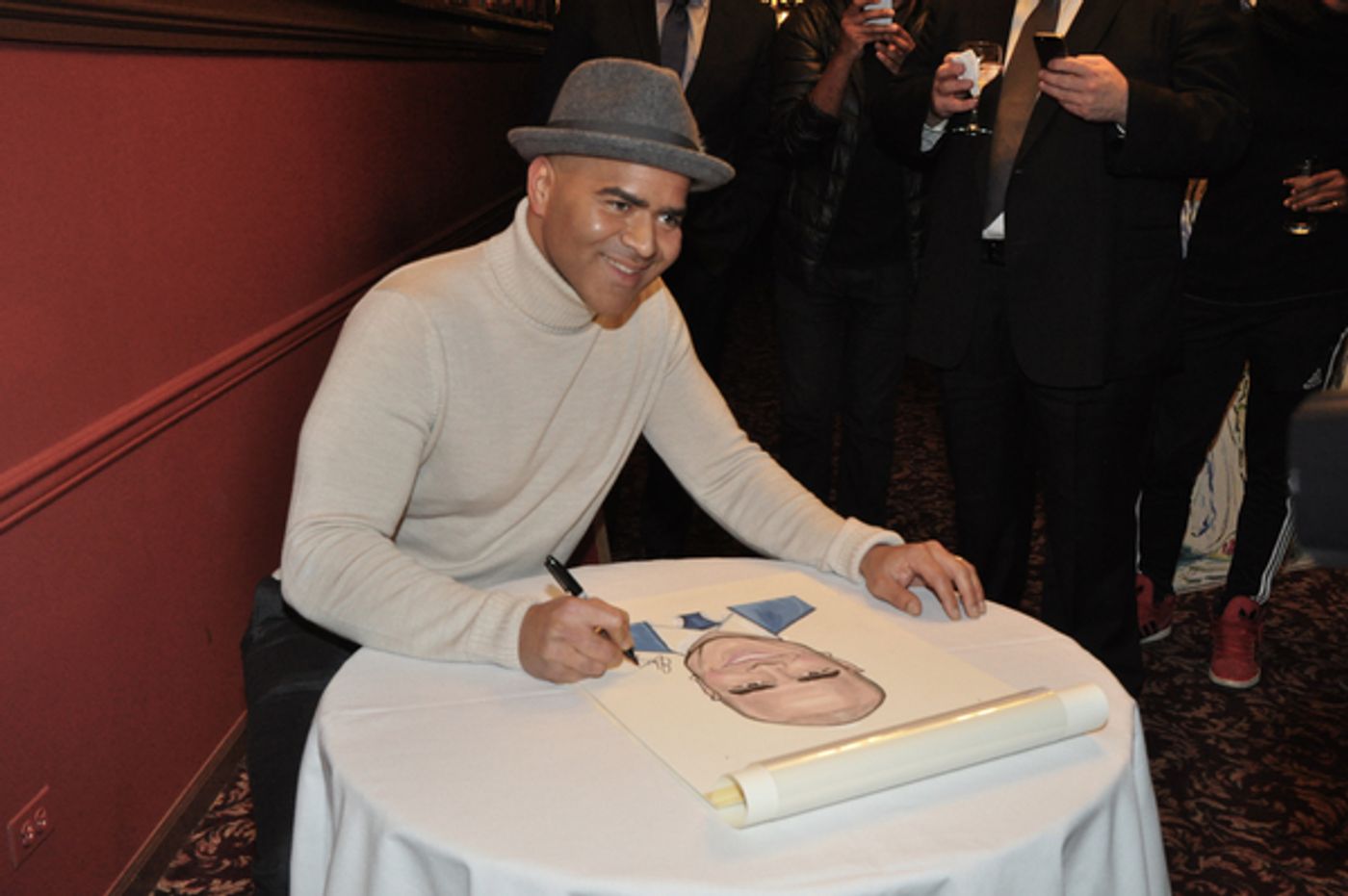 Photo Coverage: Christopher Jackson Celebrates New Sardi's Caricature  Image