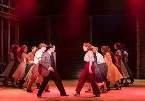 Clyde Alves, Robyn Hurder, and Ensemble Photo