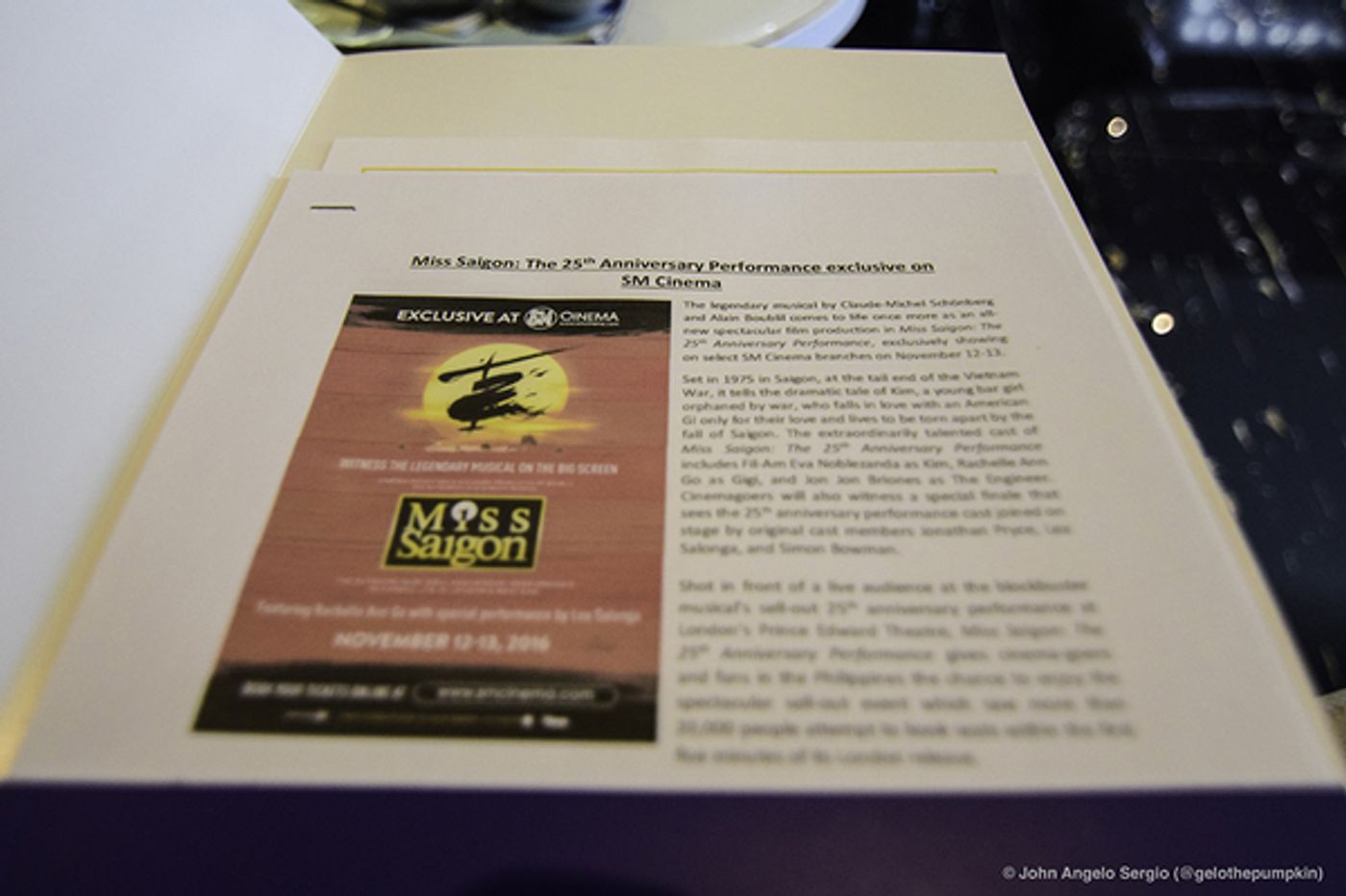 Photo Coverage: MISS SAIGON 25th-Anniversary Performance in Cinemas Premieres in Manila  Image