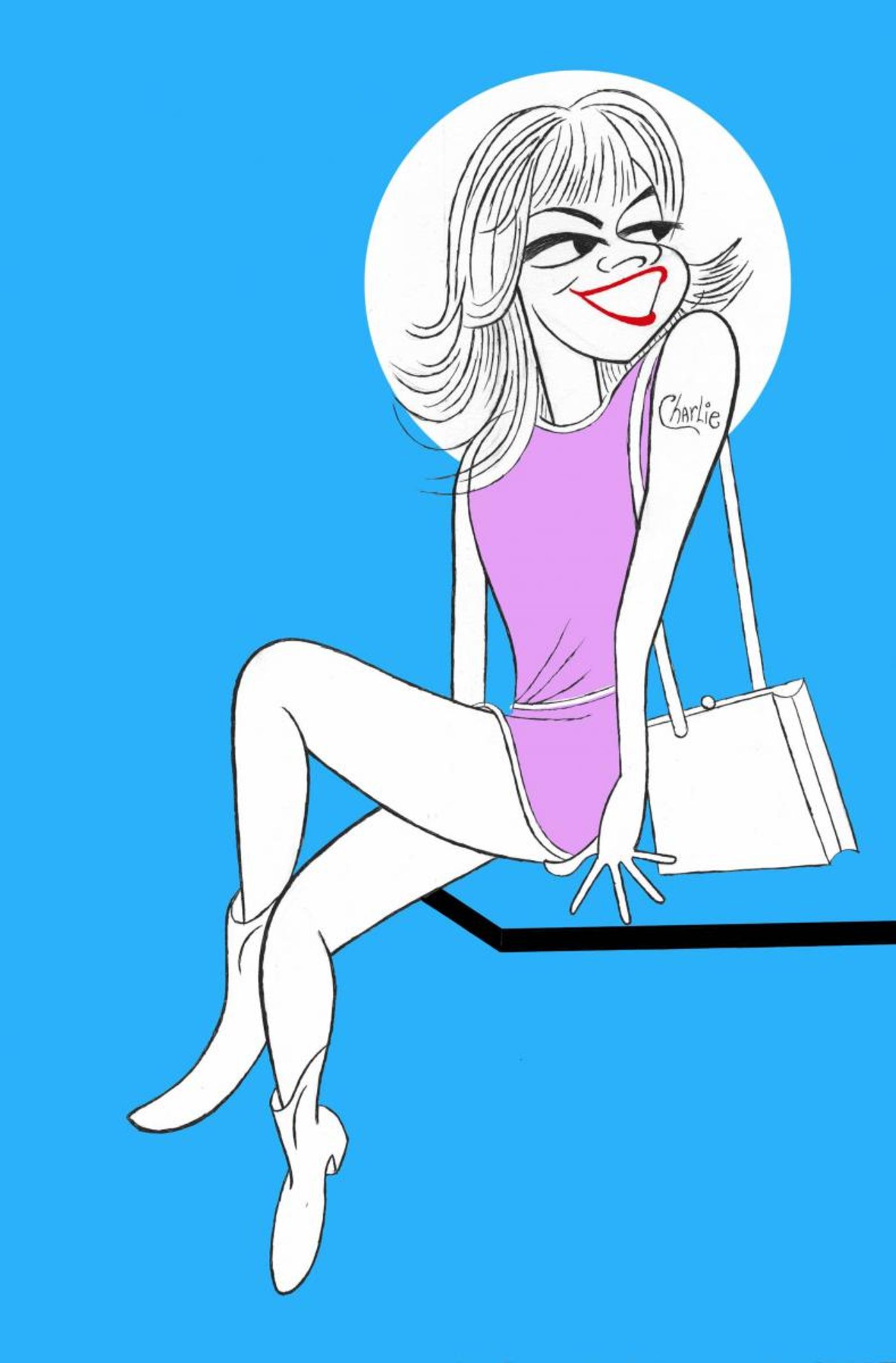 BWW Exclusive: Ken Fallin Draws the Stage - Sutton Foster in SWEET CHARITY!  Image