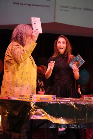 Allee Willis with Mary Padian  Photo