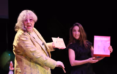 Allee Willis with Mary Padian  Photo