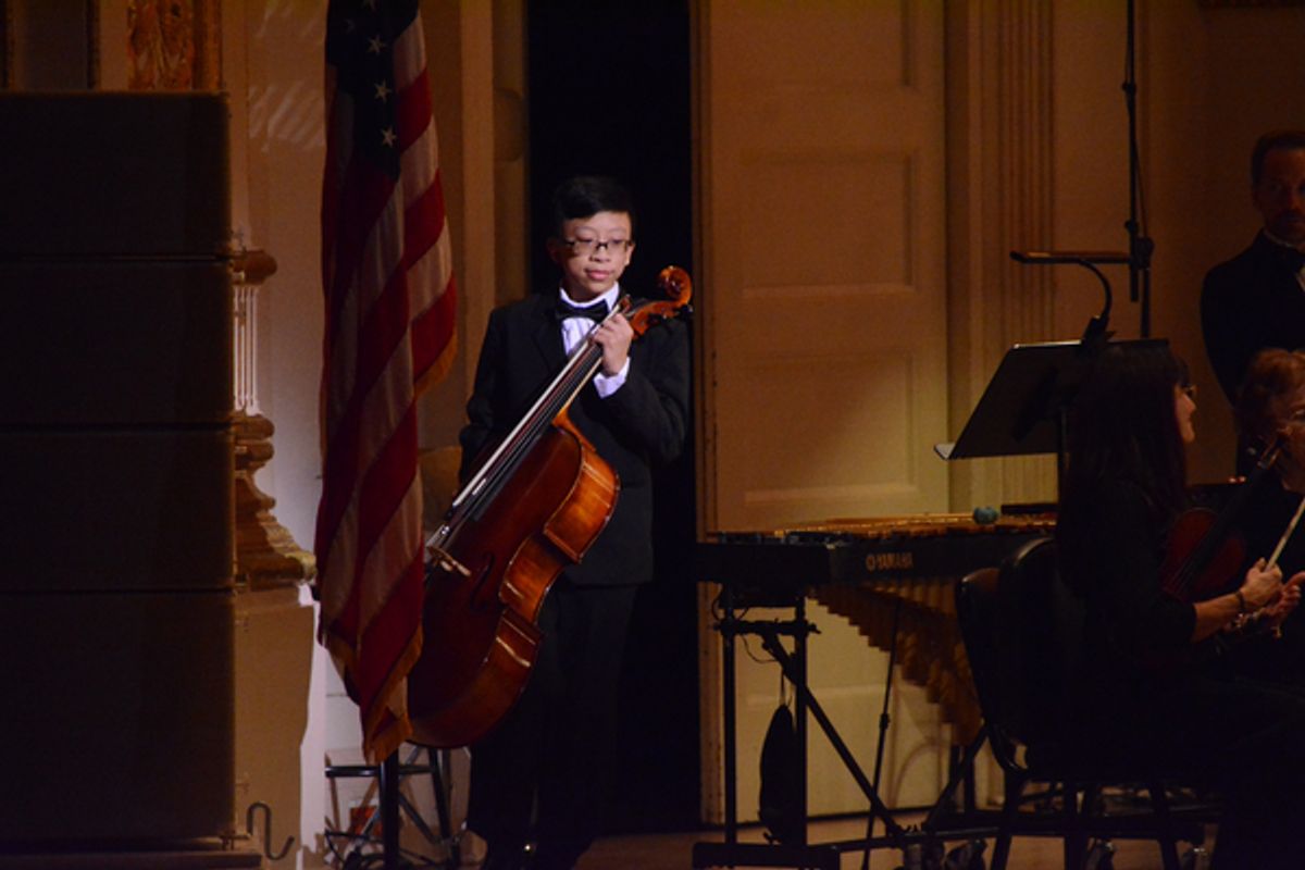 Alex Urmaza at The New York Pops Veteran's Day Concert