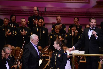 Len Cariou, Alexandra Borza, Steven Reineke  Photo