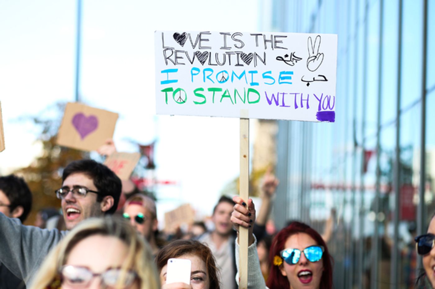 Photo Flash: Temple University Students Use Broadway as Inspiration for Peaceful Protest in Reaction to Presidential Election  Image