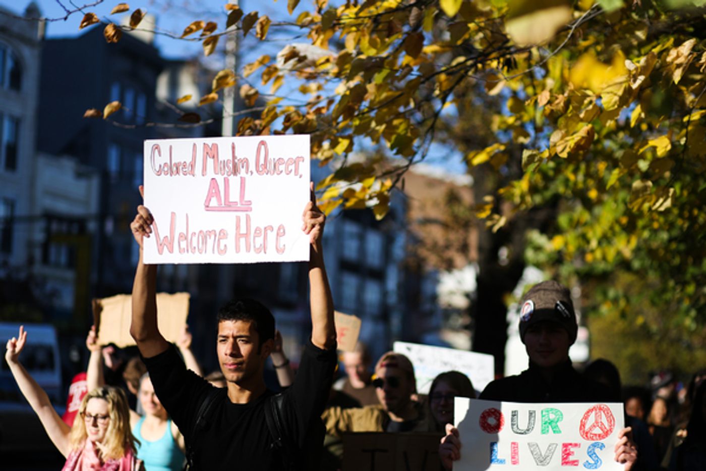 Photo Flash: Temple University Students Use Broadway as Inspiration for Peaceful Protest in Reaction to Presidential Election  Image