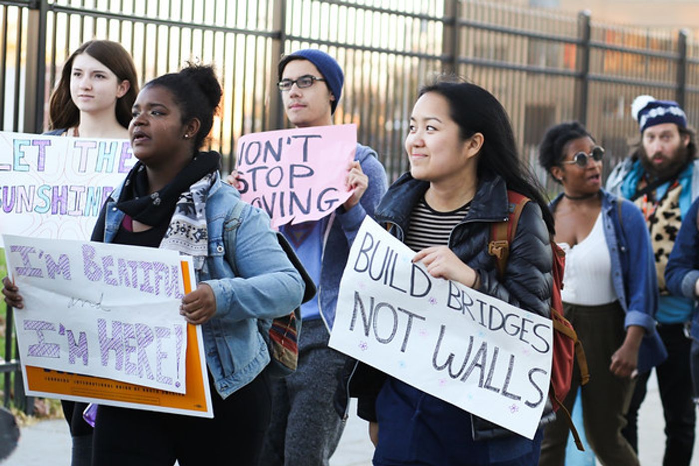 Photo Flash: Temple University Students Use Broadway as Inspiration for Peaceful Protest in Reaction to Presidential Election  Image