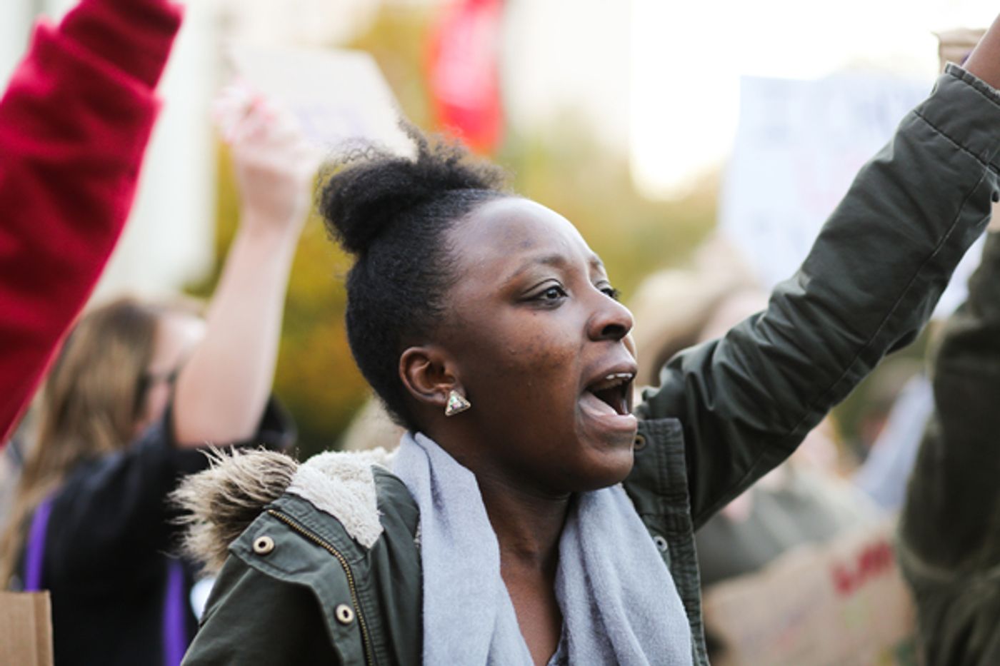 Photo Flash: Temple University Students Use Broadway as Inspiration for Peaceful Protest in Reaction to Presidential Election  Image