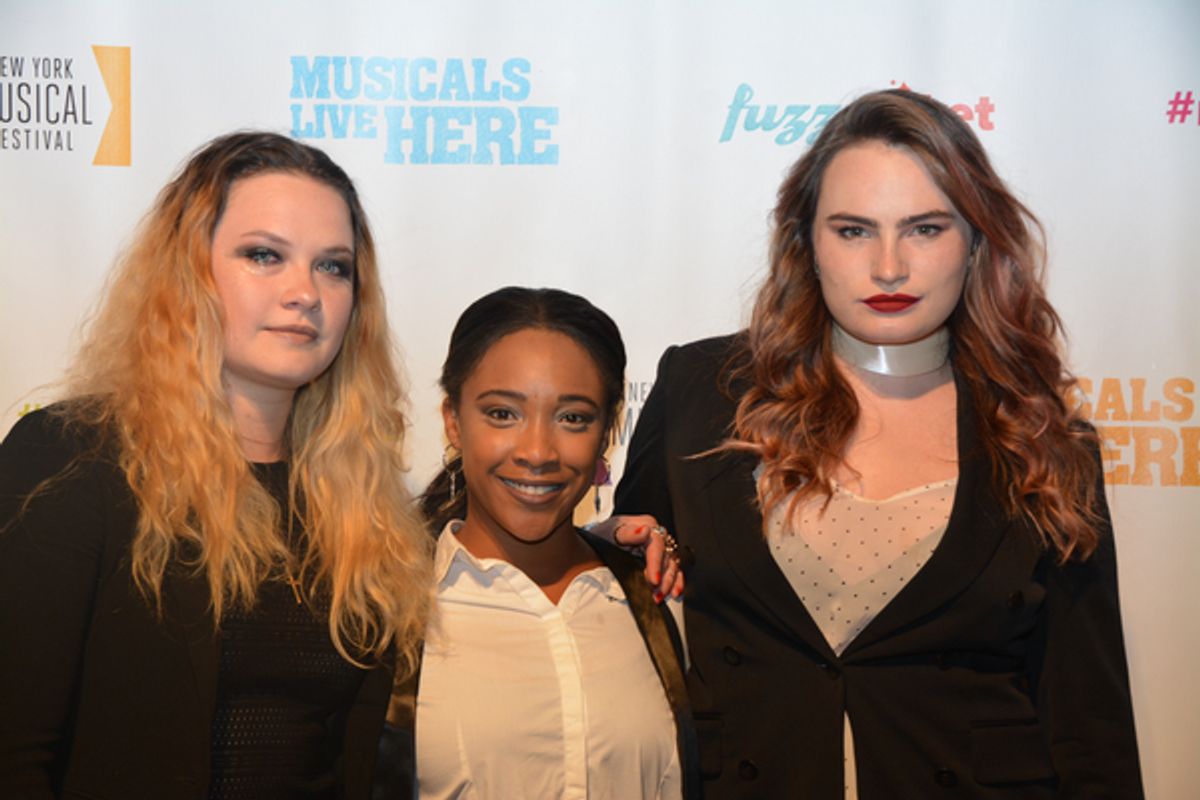 Lauren Pritchard, Treshelle Edmond and Kathryn Gallagher at 