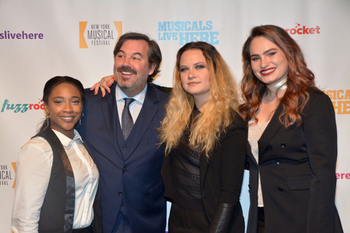 Treshelle Edmond, Duncan Shiek, Lauren Pritchard and Kathryn Gallagher at 