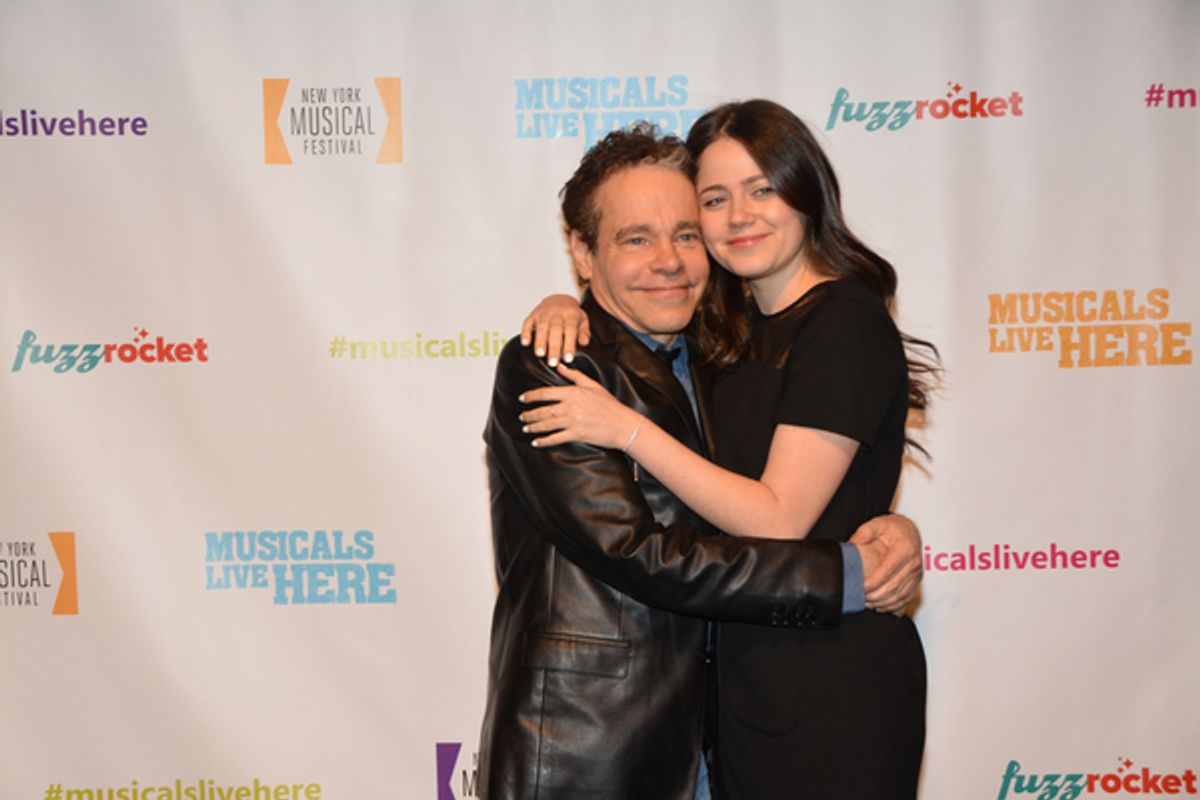 Steven Sater and Molly Gordon at 