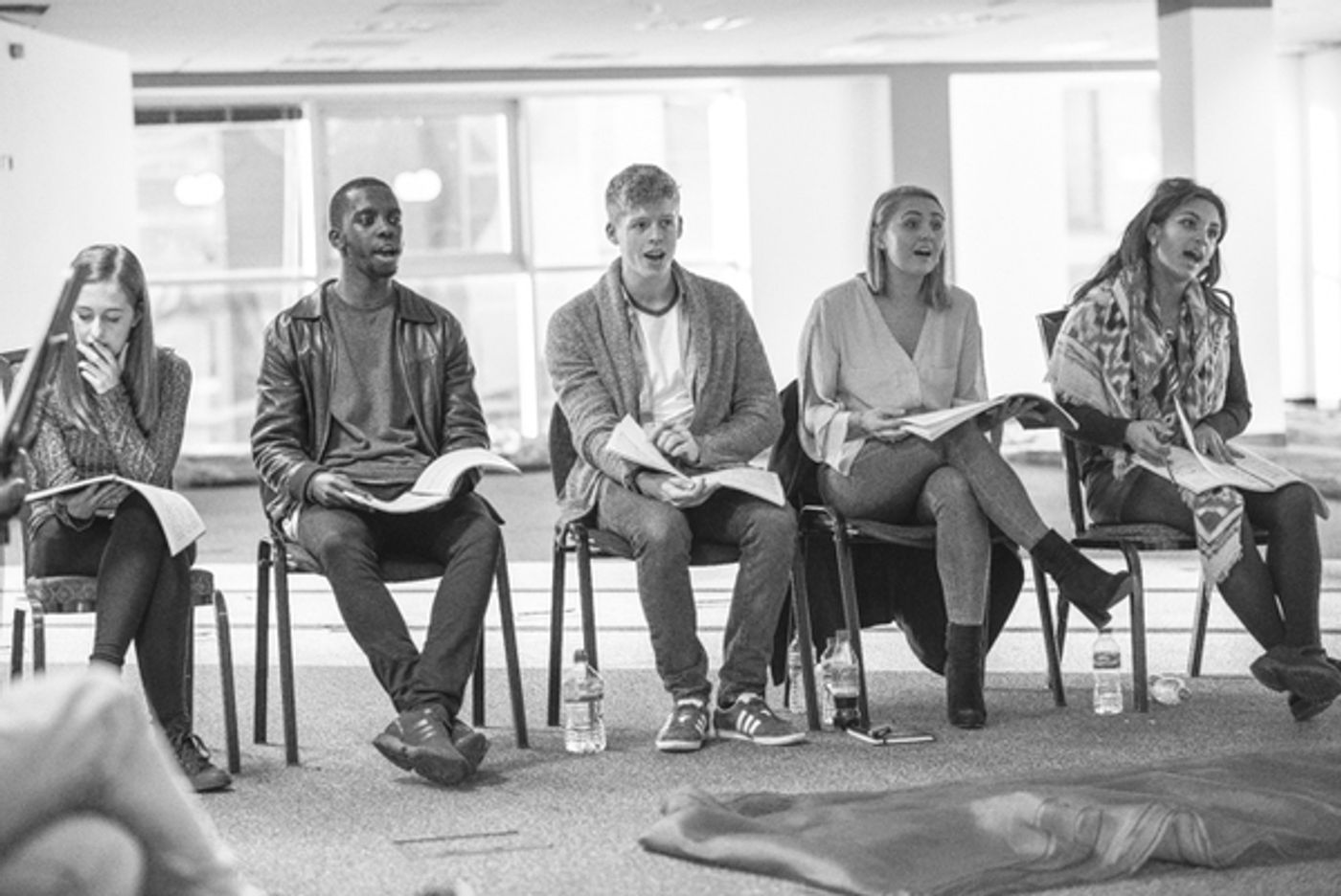 Photo Flash: DISASTER! A MUSICAL in Rehearsals for UK Premiere Concert Photo Flash: DISASTER! A MUSICAL in Rehearsals for UK Premiere Concert Image