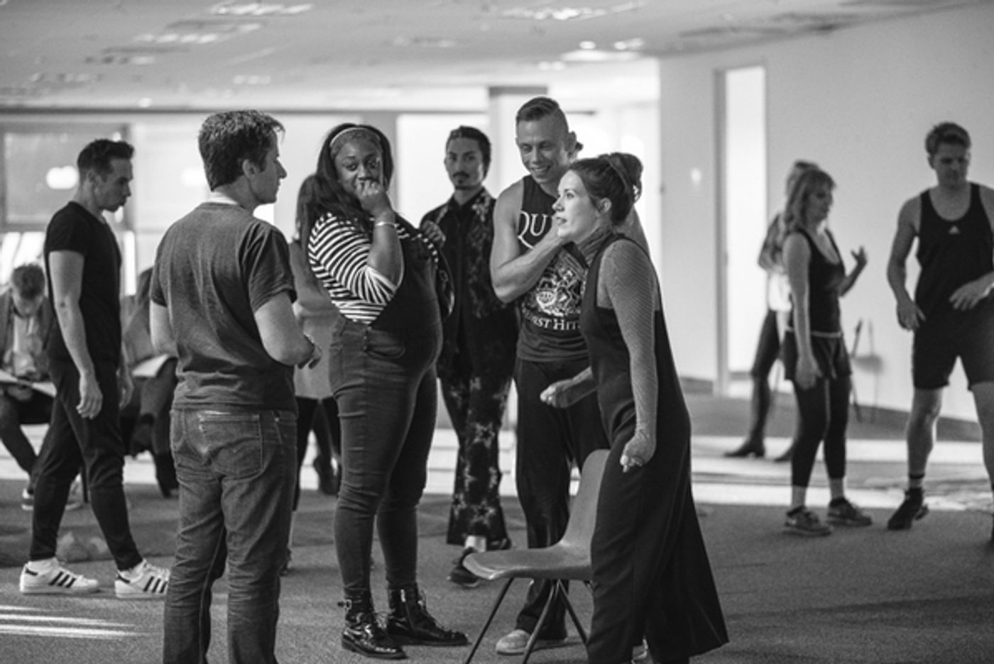 Photo Flash: DISASTER! A MUSICAL in Rehearsals for UK Premiere Concert Photo Flash: DISASTER! A MUSICAL in Rehearsals for UK Premiere Concert Image