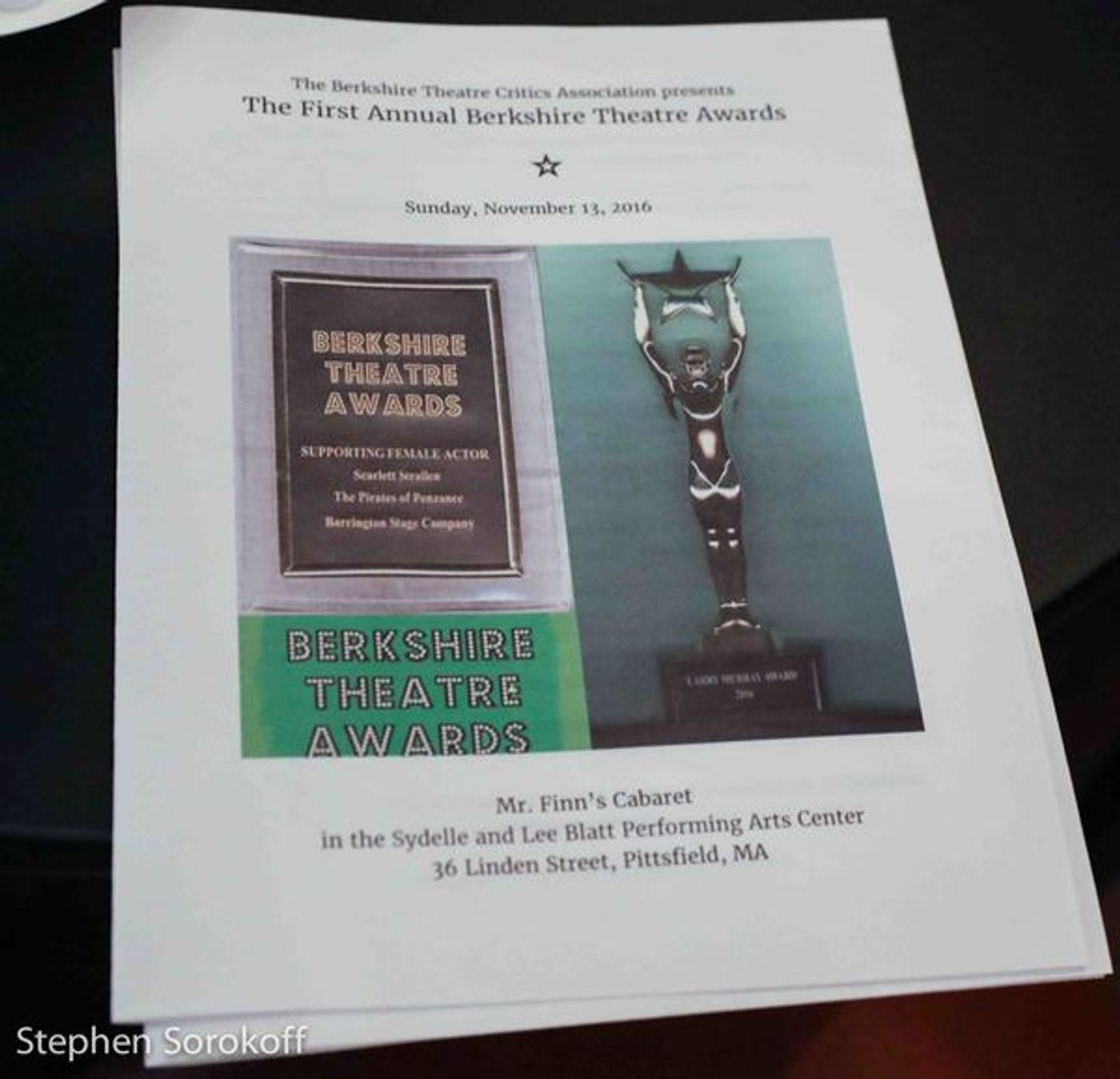 Photo Coverage: Barrington Stage Co. & Shakespeare & Co. Take Top Honors at First Annual Berkshire Theatre Awards  Image